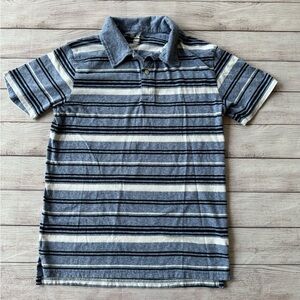 Children’s Place Blue Stripe Cotton Polo